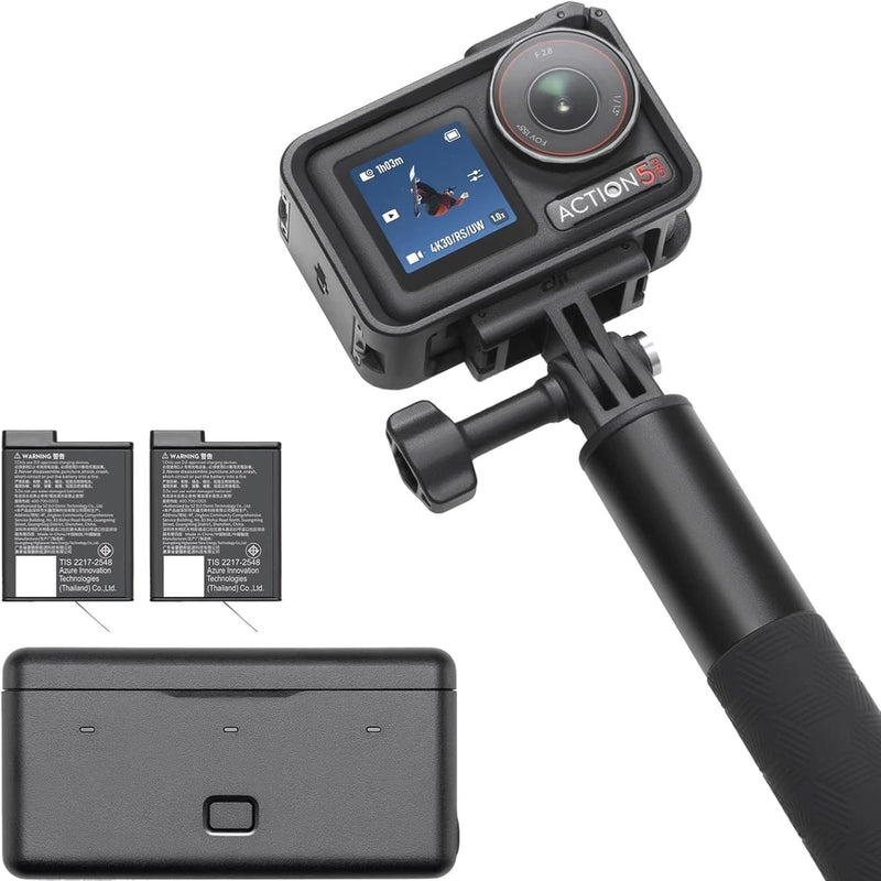 DJI Osmo Action 5 Pro Adventure Combo, Action Camera 4K with 1/1.3" Sensor, 12h