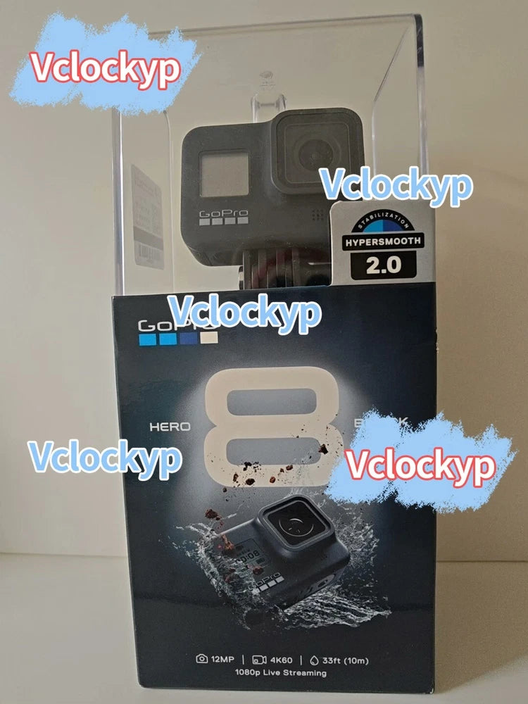 GoPro HERO 8 Black waterproof action camera retail box with touch screen