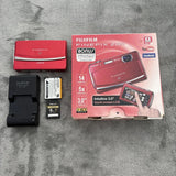Fujifilm Finepix Z85 14MP Digital Camera Touch Screen RED w/ Battery TESTED Box