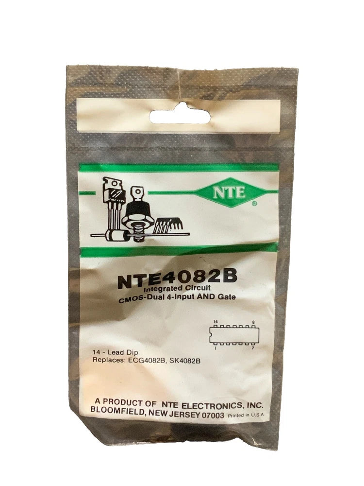 NTE4082B IC CMOS Dual 4 Input AND Gate DIP14 ECG4082B Sk4082B