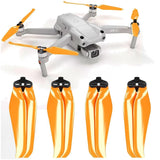 Longer Flight Time and Low-Noise Propellers - Orange, 4 pcs