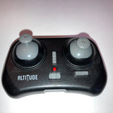 RC drone controller with two thumbsticks and "ALTITUDE" label