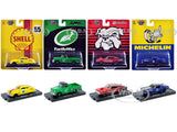 "DRIVERS" RELEASE 132, 4 PC SET 1/64 DIECAST MODEL CARS BY M2 MACHINES 11228-132