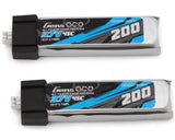 Gens Ace 1S LiPo Battery 45C Set (2) (3.7V/200mAh) [GEA2001S45PH] Battery