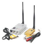FPV 1.2GHz 1.5W Wireless AV Transmitter Receiver DC12V for RC Drone FPV System