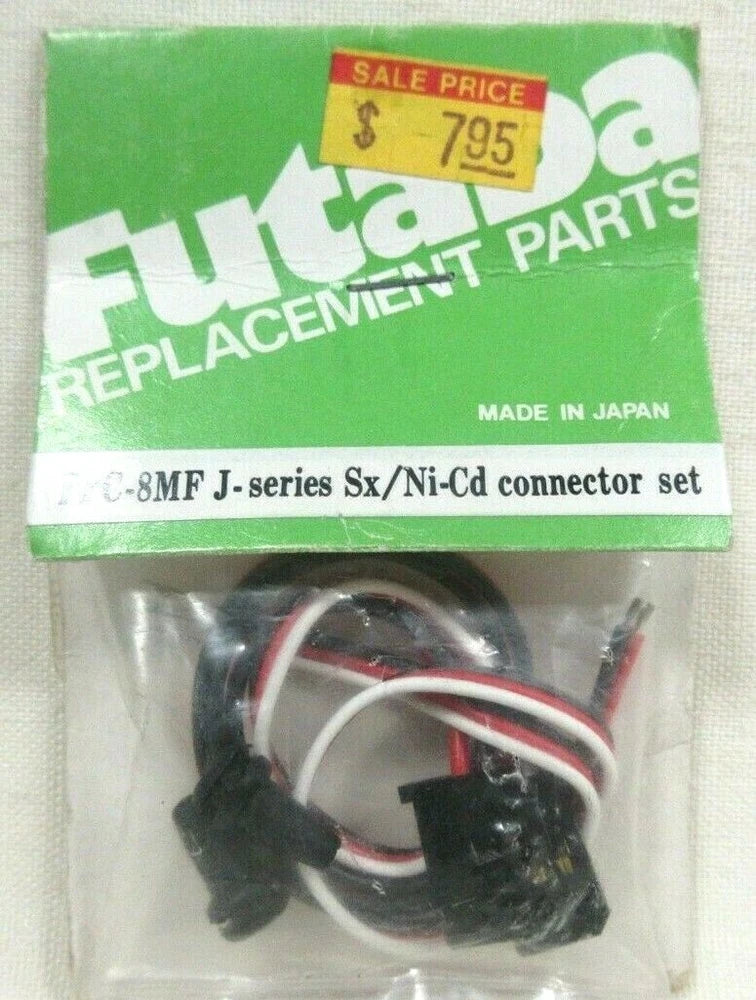 Futaba J-Series SX-Ni-Cd CONNECTOR SET (FPC-8MF) - RC Parts & Accessories