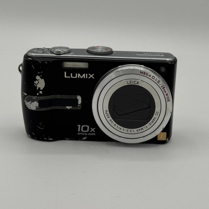 Panasonic Lumix DMC-TZ3 Digital Camera Black Leica 10x Zoom AS-IS Parts & Repair