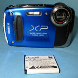 Fujifilm FinePix XP Series XP50 14.4MP Digital Camera - Blue for parts