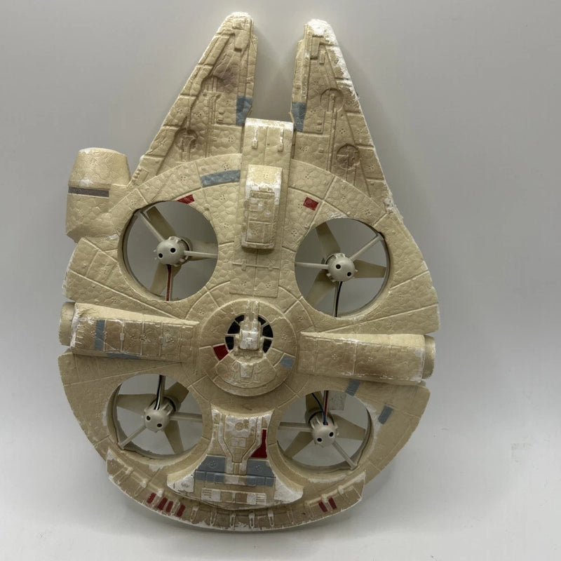Air Hogs Star Wars Millennium Falcon RC flying drone, foam body with four propellers