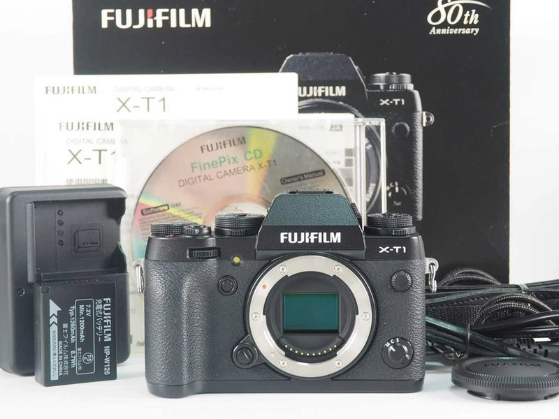 Fujifilm X-T1 16.3MP Mirrorless Digital Camera Body Black Ships from Japan