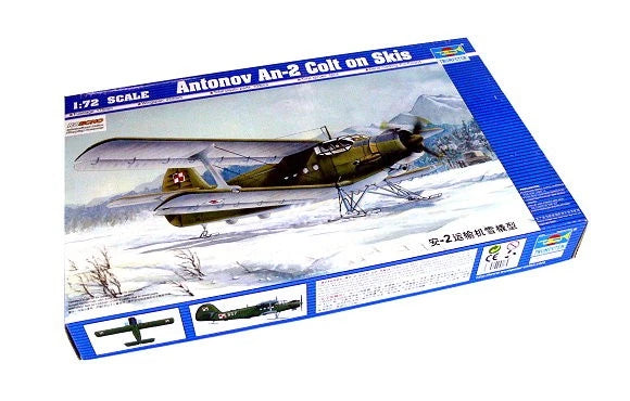 TRUMPETER 01607 Aircraft Model 1/72 Antonov An-2 Colt on Skis Scale Hobby P1607