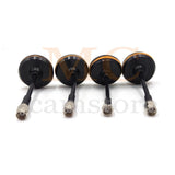 VAXIS 5.8GHz mushroom FPV antennas, circular polarized, four units with coax connectors
