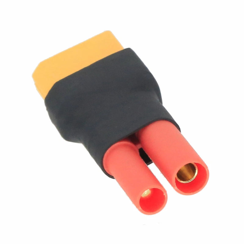 HXT 4mm Male-/Female+ to XT90 Female No Wires Adapter For RC Lipo Battery Toys