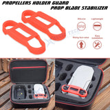 2pcs Soft Propeller Transport Protector For DJI Mini Drone Airscrew Fixator Red