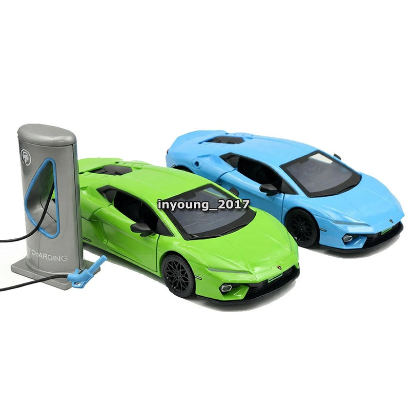 1:32 Lamborghini Temerario EV Toy Car Model Diecast Vehicle Doors Open Pull Back