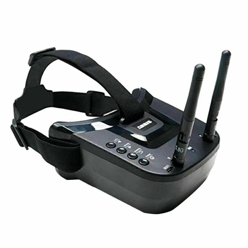 Mini FPV Goggles Double Antenna Reception 40CH for FPV Racing Drone New