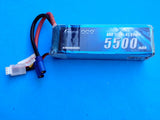 ACG  3S 11.1V 5500mAh 60C Lipo Battery w/ EC5 Connector, Tested! Battery