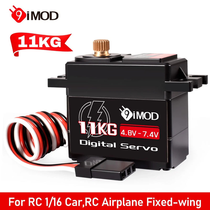 9IMOD 11KG Digital Servo Metal Gear 4.8V-7.4V RC 1/16 Car Airplane Fixed-Wing