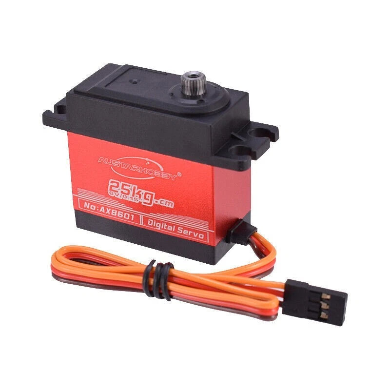 AUSTARHOBBY AX8601 Digital Servo 4.8-6.0V 25KG Metal Gear for RC Car Airplane