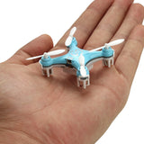 Blue 2.4G 4CH 6-Axis Mini RC Drone Quadcopter LED Gyro Toy Aircraft with Remote