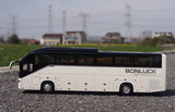 1:42 BONLUCK COACH EXPERTS Alloy Model Bus Diecast Hobby Gifts Collection White