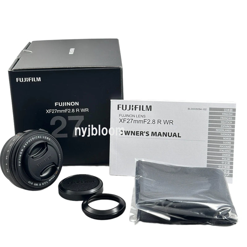 New FUJIFILM XF 27mm f2.8 R WR Lens X Mount  APS-C Format FUJI
