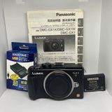 Junk Panasonic Lumix DMC-GX1 Black 16MP Body Digital Camera used