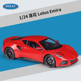 Welly Lotus Emira 1/24 Alloy Diecast Model Car 7.5 Inch