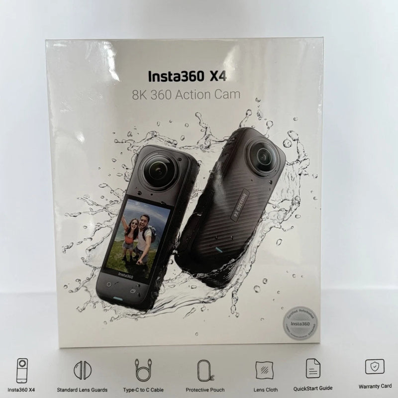 Insta360 X4 8K 360?? Action Camera | 4K Wide Angle Mode | FlowState Stabilization