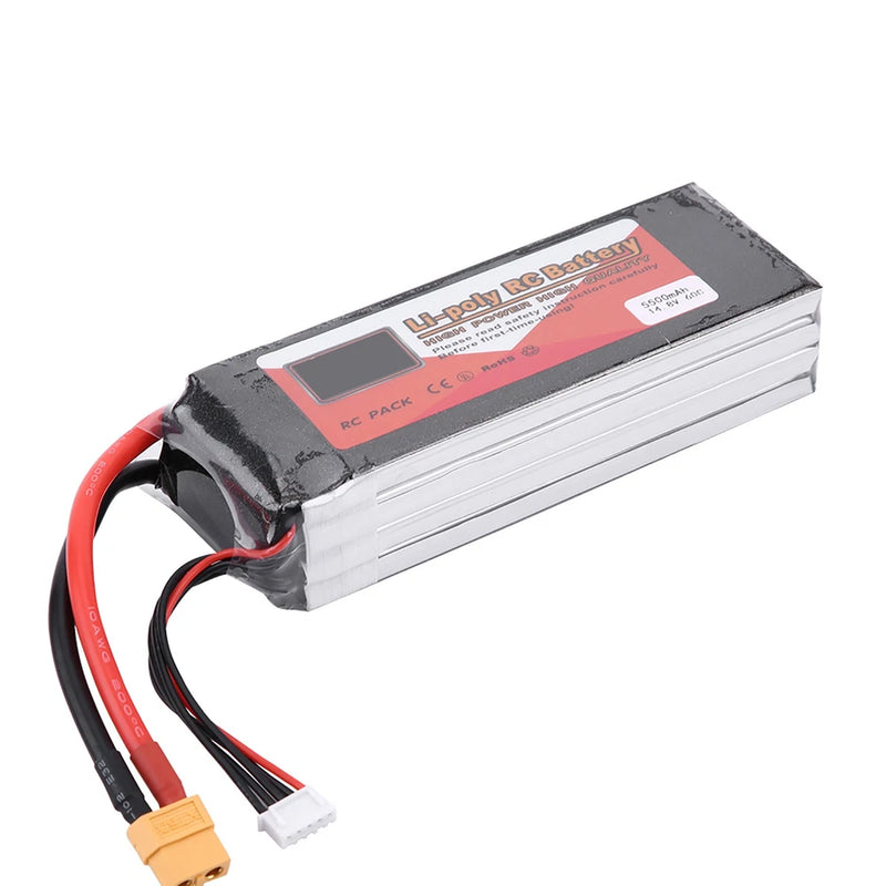 (5500mAh 60C)ZOP POWER 4S 14.8V 5500mAh 60C Rechargeable LiPo Battery With US Battery