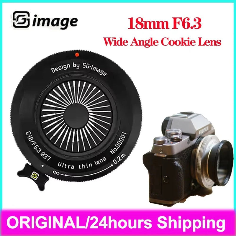 SGimage 18mm F6.3 APS-C Manual Focus Prime Lens for Sony Nikon Fujifilm M4/3