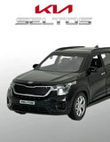 KIA SELTOS, Metal Model Diecast Car Scale, Collectible Toy Cars, black, 1/36
