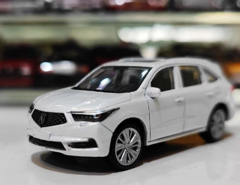 EY Bburago 1:64 White Acura MDX City SUV Sport Model Diecast Collect Car