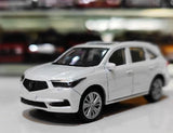 EY Bburago 1:64 White Acura MDX City SUV Sport Model Diecast Collect Car