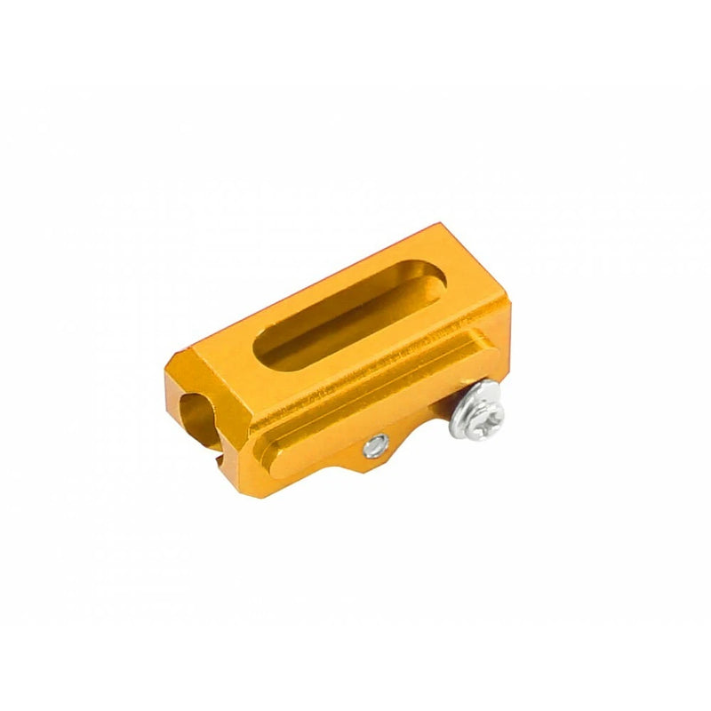 Microheli Tail Boom Mount (GOLD)(For MICROHELI Frames - BLADE 120 S / S2)