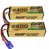 2xDXF 3S LiPo Battery 11.1V 140C 8400mAh EC5 RC Car Truck Helicopter Racing