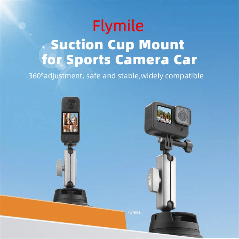 Sports Camera Car Suction Cup Bracket Adjustable Adapter for DJI POCKET?3