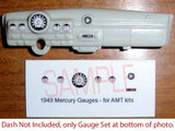 1949 MERCURY COUPE GAUGE FACES for 1/25 scale AMT KITS - PLEASE READ DESCRIPTION