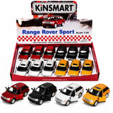 Box of 12 Land Rover Range Rover Sport 1/38 Scale Diecast Metal Model Kinsmart