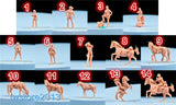 1/64 1/87 1/43 1/18 1/24 1/35 Cowboy Man Girl Miniatures Figures For Cars QL0024