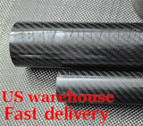 12mm OD Carbon Fiber Tube ID8/10mm Twill Glossy/Matte - Industrial/Drone Frame