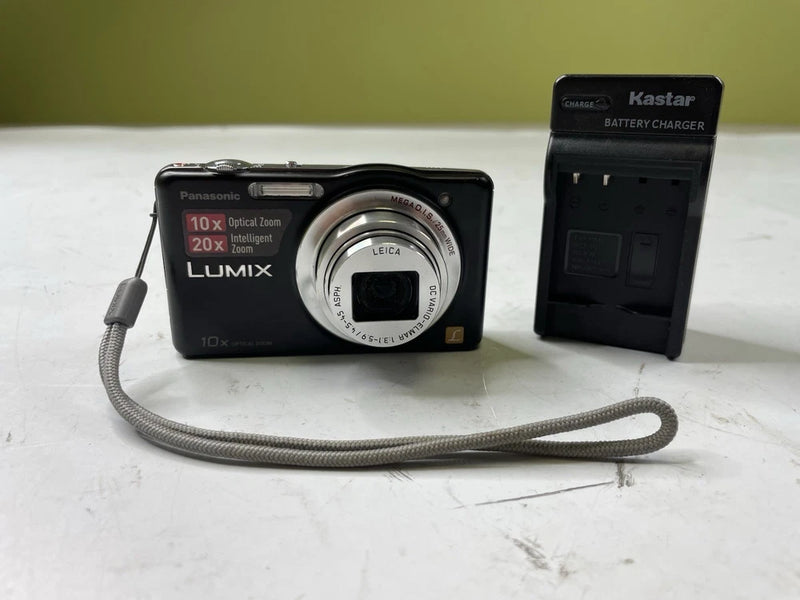 Panasonic LUMIX DMC-SZ1, Compact Digital Camera 16.1mp Black w/ Charger