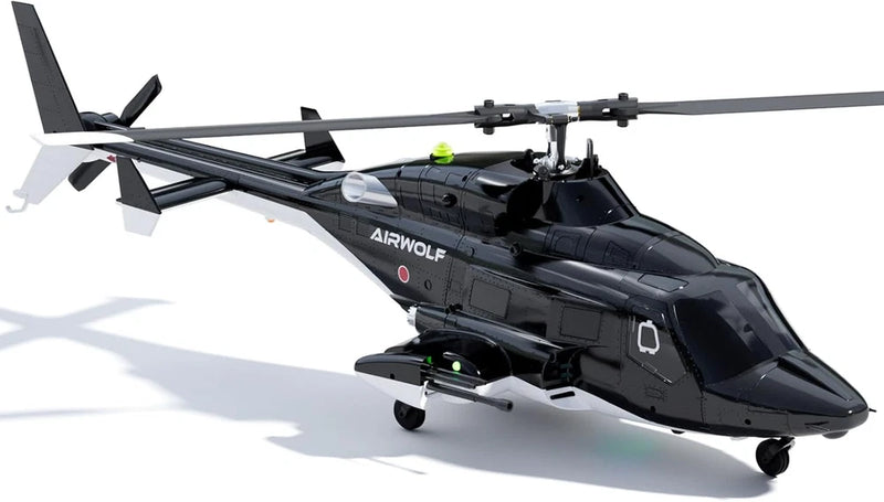RTF Airwolf RC Helicopter - 27:1 Scale Collectible Remote Control Helicopter wit