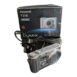 Panasonic Lumix DMC-TZ6 Digital Camera 12x Zoom Tested Working Boxed