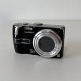 Panasonic Lumix DMC-TZ3 7.2MP Digital Camera Black NO Battery or Charger TESTED
