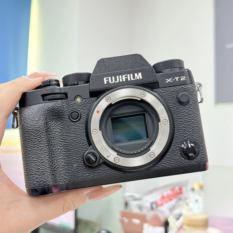 Fujifilm Fuji X-T2 XT2 Black 24.3MP Mirrorless Digital Camera Body -100% Working