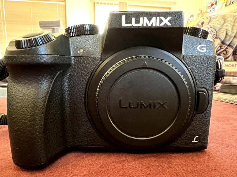 Panasonic LUMIX G7 16 MP Mirrorless Camera - Black w/lenses, adapters, and more