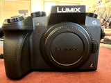 Panasonic LUMIX G7 16 MP Mirrorless Camera - Black w/lenses, adapters, and more