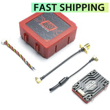1.6W 5.8G FPV VTX FPV Video Transmitter Drone Transmitter w/ CNC Shell