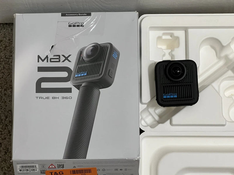 GoPro MAX2 True 8K 360 Video Action Camera ONLY - Black CHDFZ-311-TH - SEE PICS